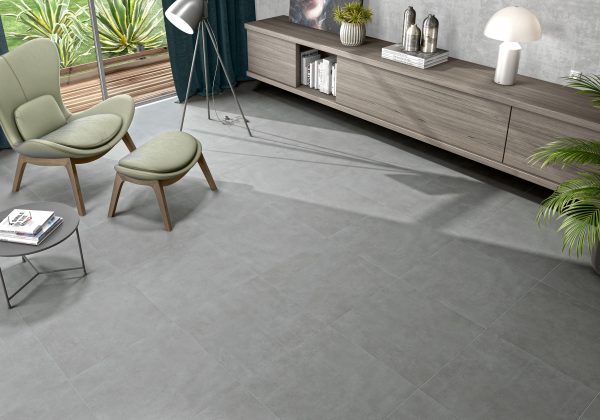 Carrelage effet béton 60x60 BLAZE – Carrelage sol moderne polyvalent