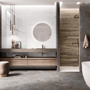 Carrelage effet pierre 60x120 ARDESIA – Style ardoise moderne intérieur extérieur