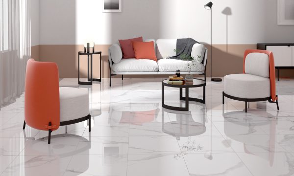 Carrelage effet marbre 45x45 PORTOFINO – Sol intérieur