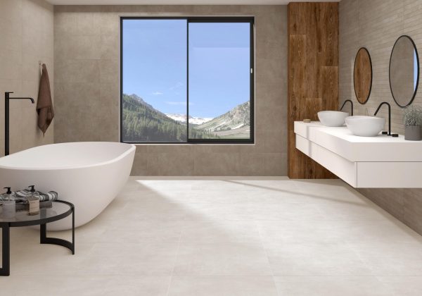 Carrelage effet béton 45x45 BLAZE – Idéal rénovation et petits espaces