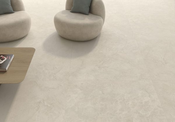 Carrelage effet marbre 100x100 CREMA MARFIL – Grand format intérieur