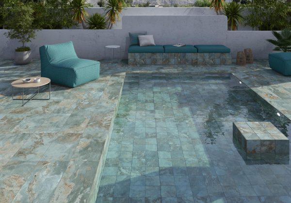 Carrelage extérieur 61,3x30,3 OKAI – Pièce de finition effet pierre