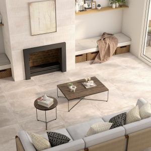 Carrelage effet béton 90x90 ESSEN – Format intérieur moderne