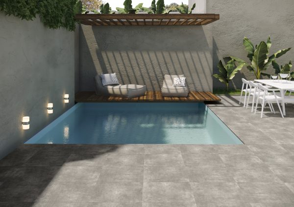 Carrelage effet béton 45x45 LOFT – Sol intérieur extérieur