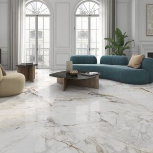 Carrelage effet marbre 120x120 PISA – Style luxe gold