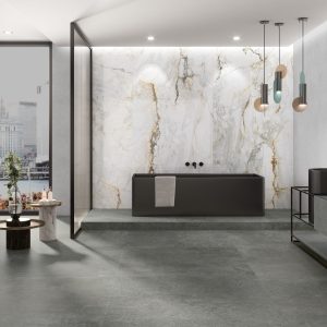 Carrelage effet marbre 120x280 PISA – Dalle XXL luxe