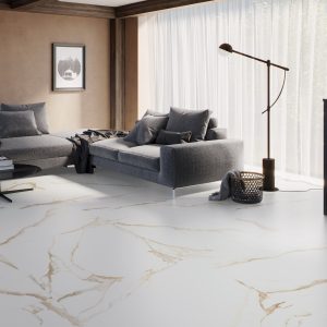 Carrelage effet marbre 100x100 PORTOFINO – Grand format élégant