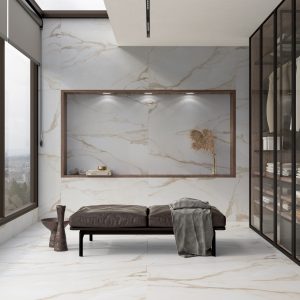 Carrelage effet marbre 60x120 PORTOFINO – Style classique lumineux