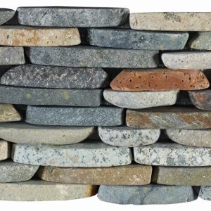 Mosaïque galets pierre naturelle BATIK TUNDRA – Revêtement mural & sol intérieur / extérieur Mosavit