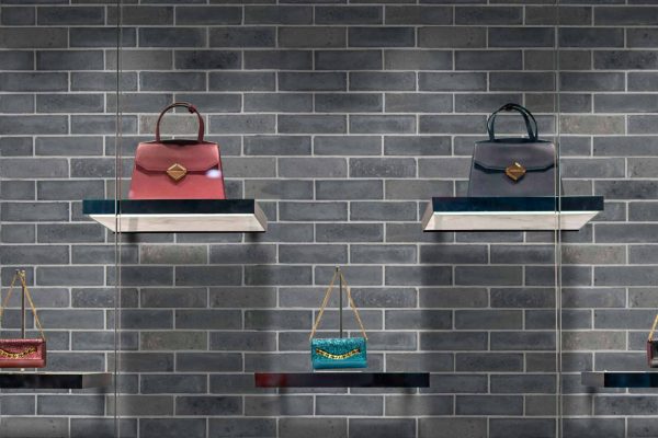 Carrelage effet brique gris BRIQUETA GRIS 6,5×23 cm – Revêtement mural Mosavit