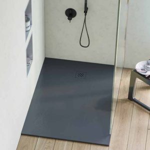 Receveur de douche extra-plat ZERO / ZERO PLUS – Résine texturée design