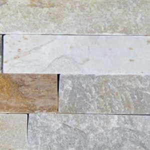 Parement mural pierre naturelle FACHALETA BEIGE 15×55 cm – Revêtement mural intérieur / extérieur Mosavit