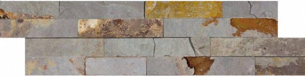 Parement mural pierre naturelle FACHALETA OXIDO 15×55 cm – Revêtement mural intérieur / extérieur Mosavit