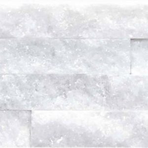 Parement mural pierre naturelle FACHALETA QUARTZ BLANCA 15×55 cm – Revêtement mural intérieur / extérieur Mosavit