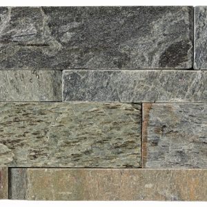 Parement mural pierre naturelle FACHALETA SILVER 15×60 cm – Revêtement mural intérieur / extérieur Mosavit