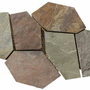 Mosaïque pierre naturelle FLAGS RUSTY – Revêtement mural & sol intérieur / extérieur Mosavit