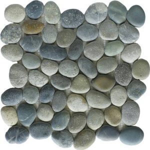 Mosaïque galets pierre naturelle GUINEA – Revêtement mural & sol intérieur / extérieur Mosavit
