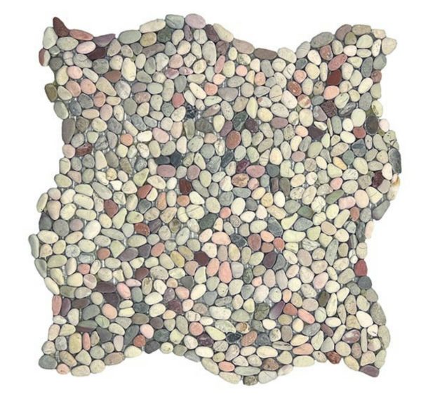 Mosaïque galets pierre naturelle MINI PEBBLES MIX – Revêtement mural & sol intérieur / extérieur Mosavit