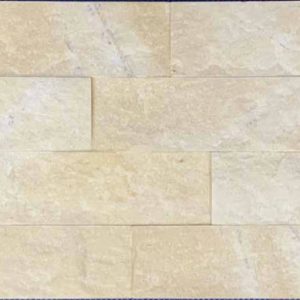 Parement mural pierre naturelle FACHALETA QUARTZ ARENA 15×55 cm – Revêtement mural intérieur / extérieur Mosavit