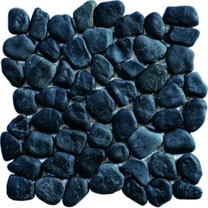 Mosaïque galets pierre naturelle PAPUA – Revêtement mural & sol intérieur / extérieur Mosavit