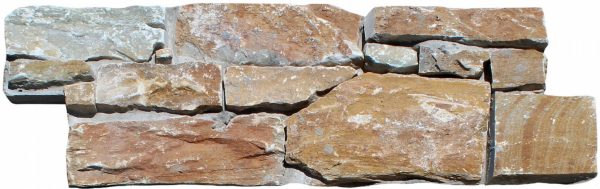 Mosaïque pierre naturelle PETRA 03 20×55 cm – Revêtement mural intérieur / extérieur Mosavit