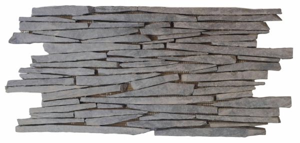 Mosaïque pierre naturelle PETRA 09 20×40 cm – Revêtement mural intérieur / extérieur Mosavit