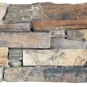 Mosaïque pierre naturelle PETRA 10 20×55 cm – Revêtement mural intérieur / extérieur Mosavit