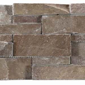 Mosaïque pierre naturelle PETRA 11 20×50 cm – Revêtement mural intérieur / extérieur Mosavit