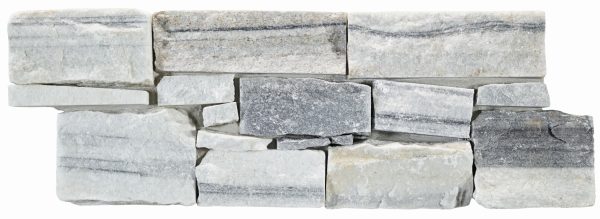 Mosaïque pierre naturelle PETRA 12 20×55 cm – Revêtement mural intérieur / extérieur Mosavit