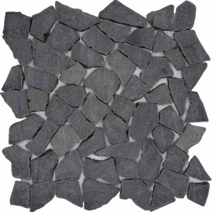 Mosaïque pierre naturelle NOA NEGRA – Revêtement mural & sol intérieur / extérieur Mosavit