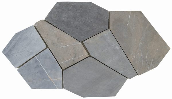 Parement pierre naturelle Ushuaia Antracita 30×50 cm – Revêtement mural extérieur et intérieur Mosavit