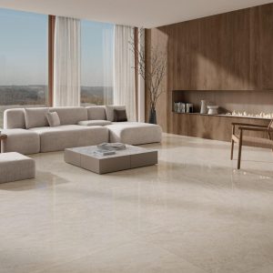 Carrelage effet marbre 60x120 CROWN – Sol intérieur moderne brillant