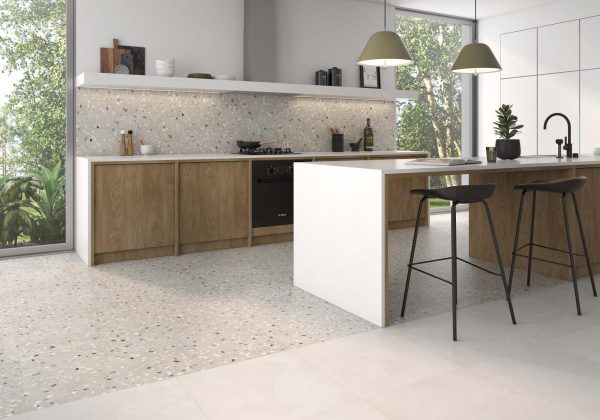 Carrelage effet terrazzo 60x60 DORIA – Carrelage intérieur moderne