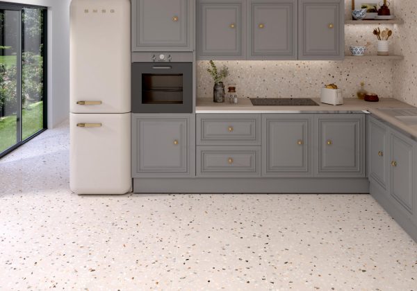 Carrelage effet terrazzo 60x120 DORIA – Style moderne intérieur
