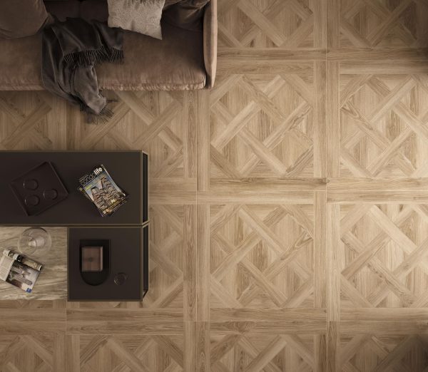 Carrelage effet bois 120x120 INZA – Sol intérieur design