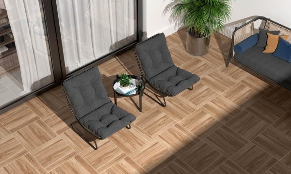 Carrelage effet bois 45x45 LEGNO – Sol intérieur extérieur
