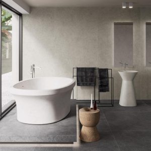 Carrelage effet pierre 120x280 MOLEANOS – Dalle XXL naturelle