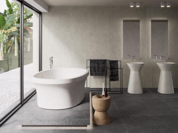 Carrelage effet pierre 120x280 MOLEANOS – Dalle XXL naturelle