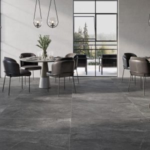 Carrelage effet pierre 120x120 WELLS – Grand format élégant