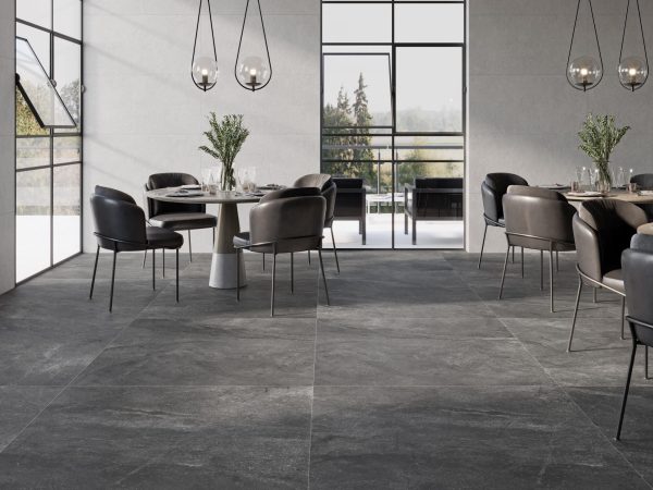 Carrelage effet pierre 120x120 WELLS – Grand format élégant