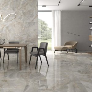 Carrelage effet onyx 60x120 LUX NOOR – Sol intérieur luxe