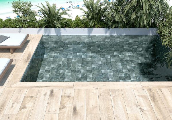 Carrelage mural effet ardoise 7x28 avec 15x15 ORIGIN SLATE WAY – Style pierre décorative