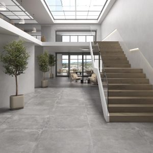 Carrelage effet pierre béton 60x120 MIDWAY – Sol intérieur moderne