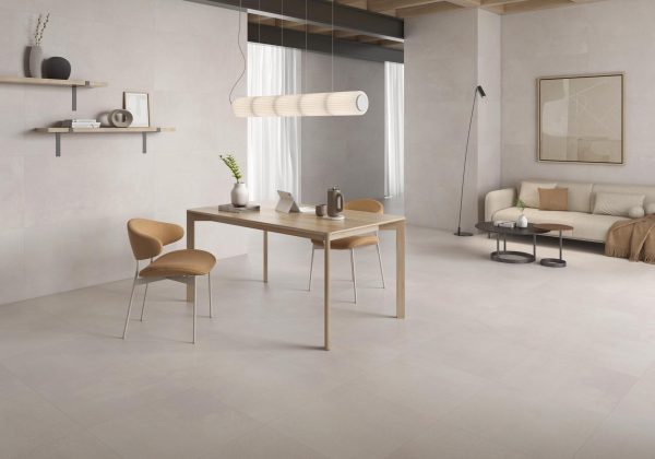 Carrelage effet pierre 60x120 HAZEL – Sol intérieur moderne