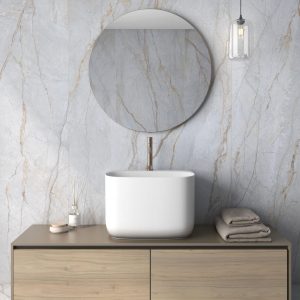 Carrelage effet marbre bleu 120x280 ROMA BLUE – Dalle XXL design