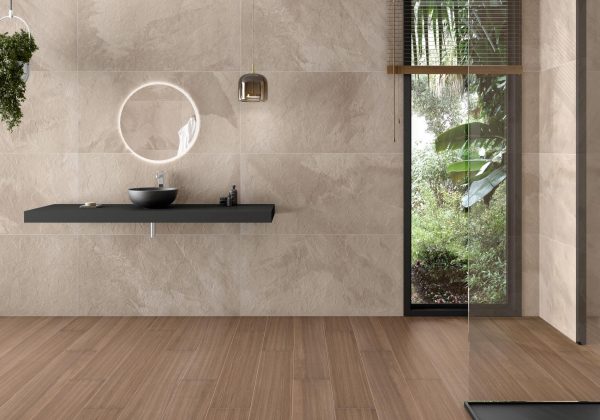 Carrelage effet pierre 60x120 RHIN – Style naturel moderne