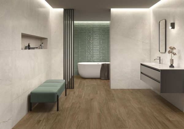 Carrelage effet pierre 60x120 KENZO – Sol intérieur moderne