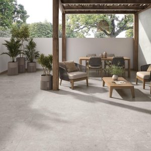Carrelage extérieur 20mm PORTLANDSTONE – Effet pierre antidérapant