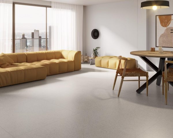 Carrelage effet béton 120x120 LIN – Grand format intérieur