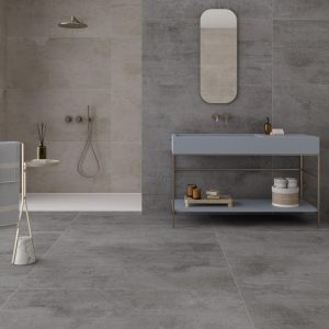 Carrelage effet béton 60x60 DUPLOCEM – Sol intérieur moderne